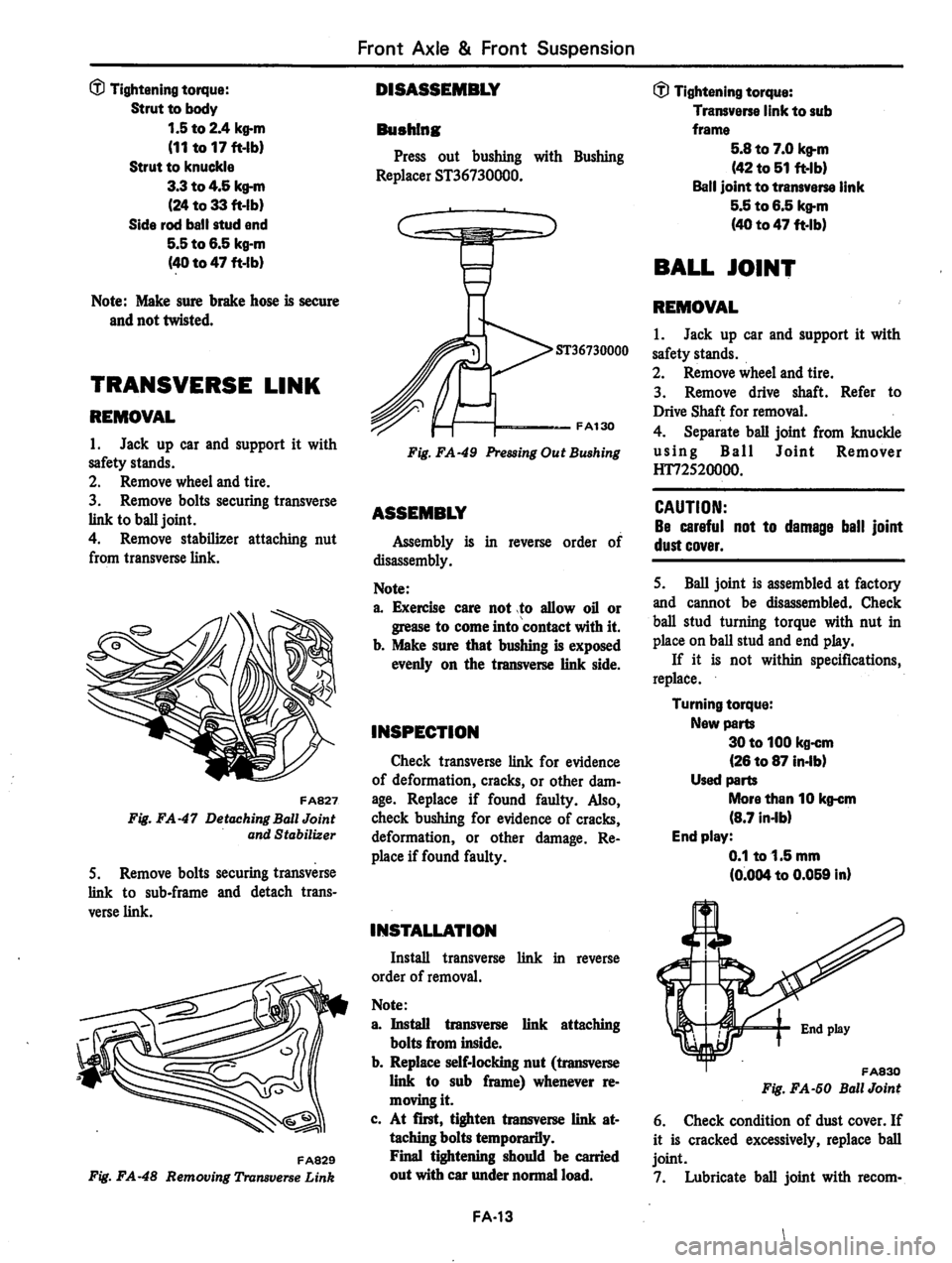 DATSUN 310 1979  Service Repair Manual 