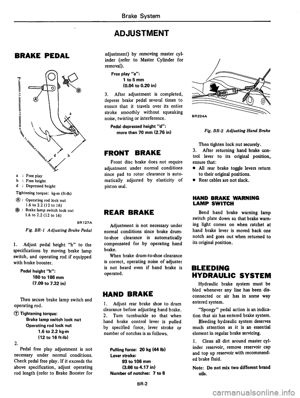 DATSUN 310 1979  Service Repair Manual 
