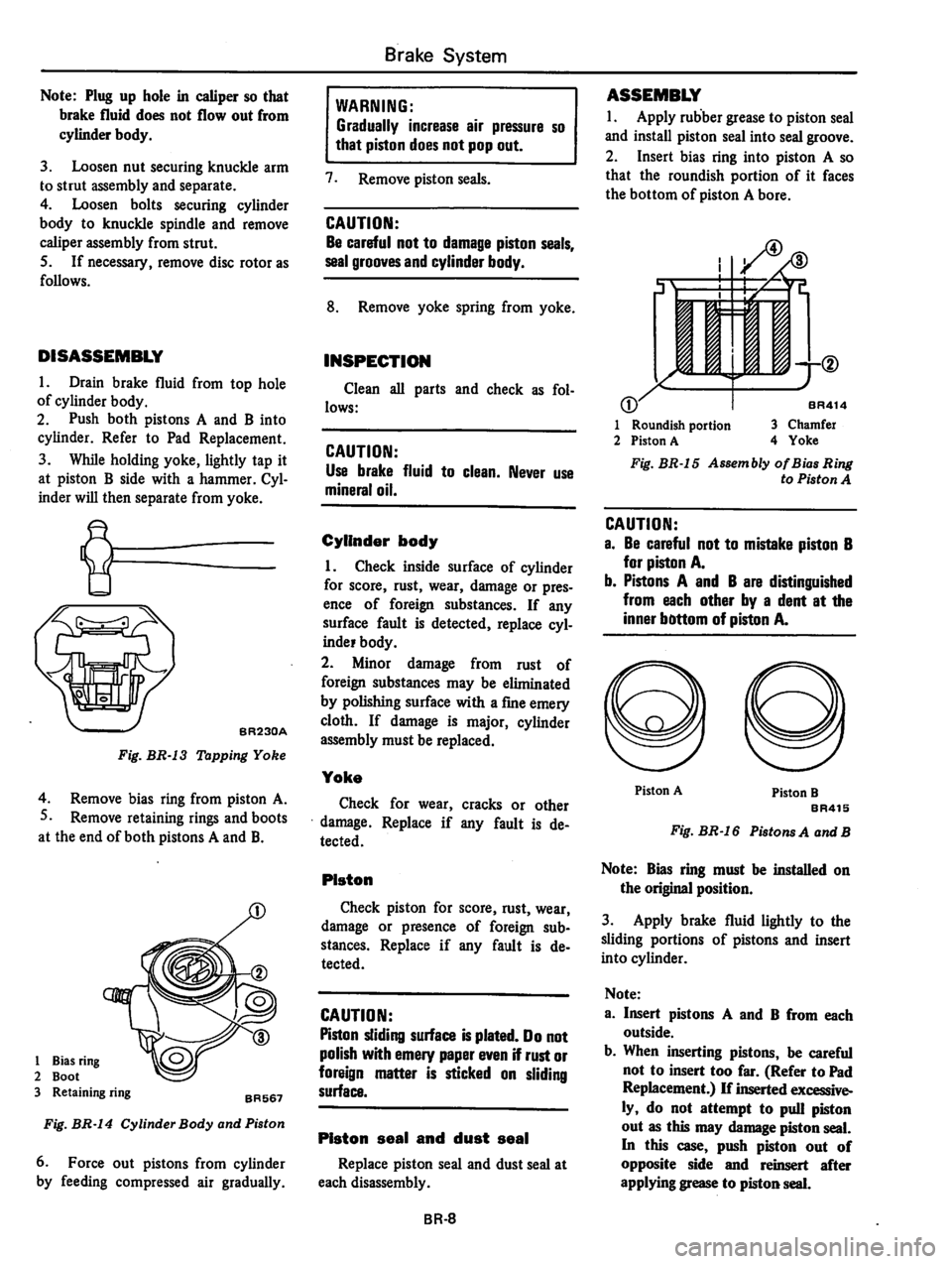 DATSUN 310 1979  Service Repair Manual 