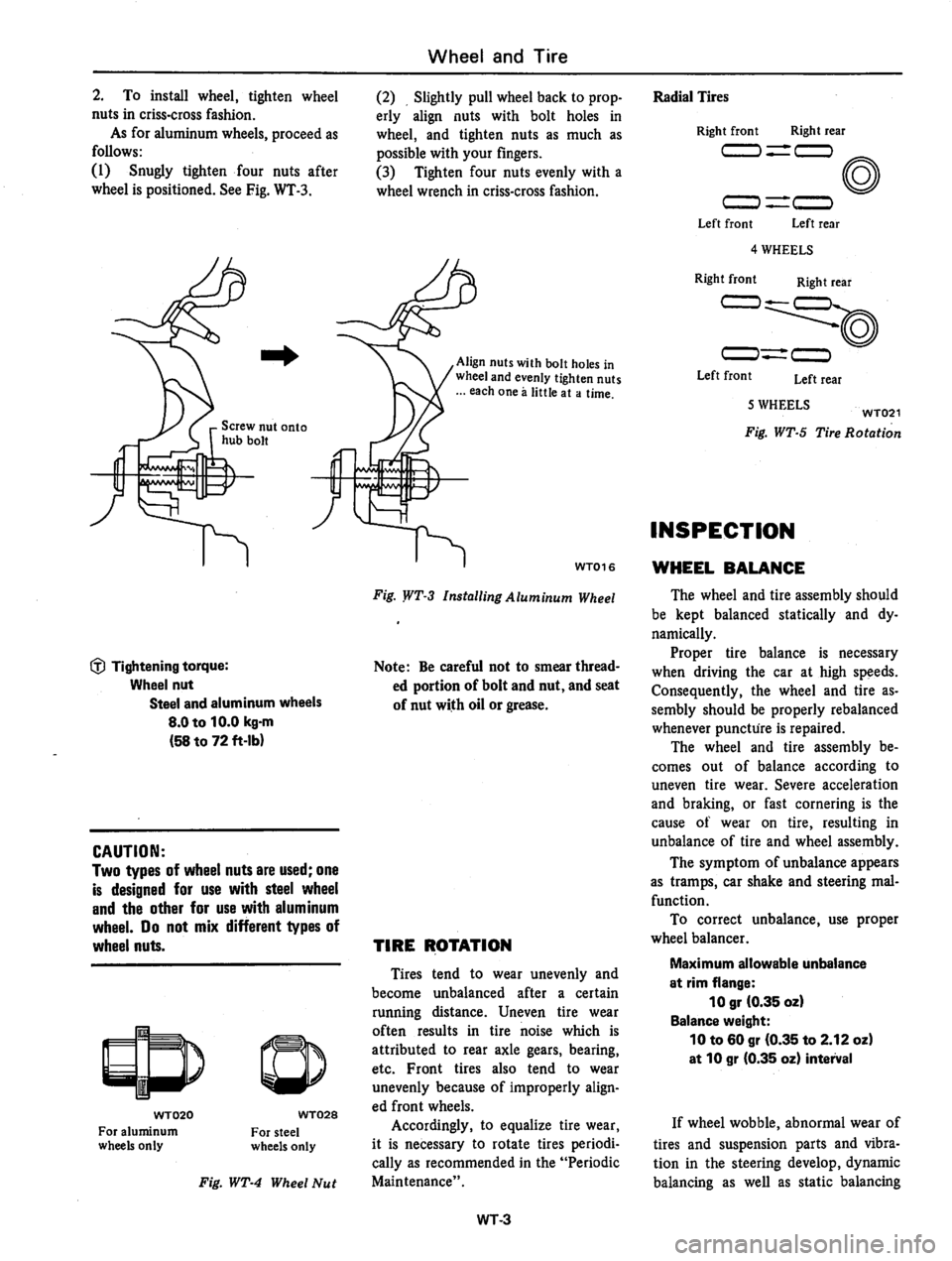 DATSUN 310 1979  Service Repair Manual 