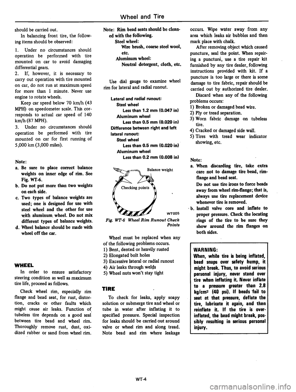 DATSUN 310 1979  Service Repair Manual 