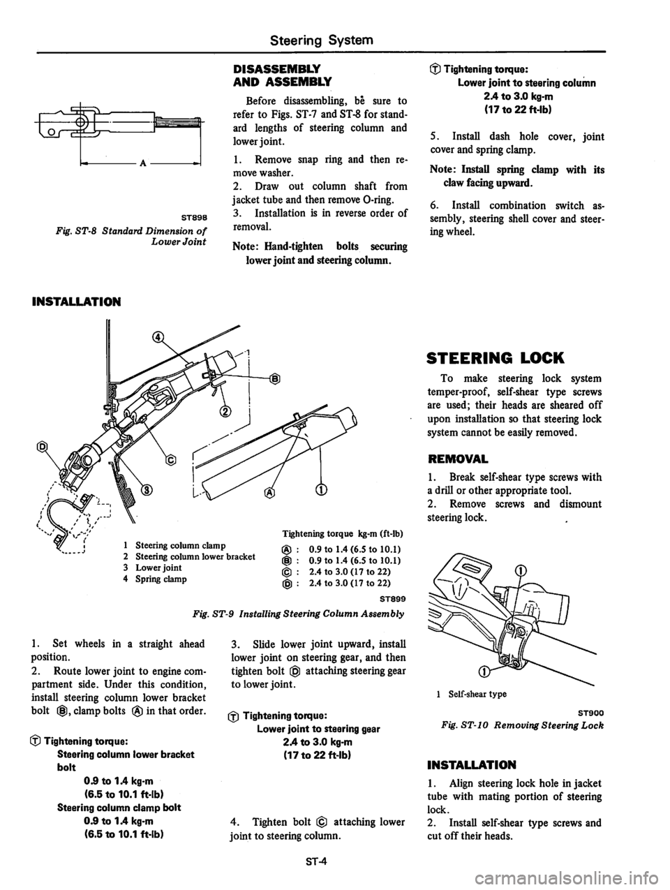 DATSUN 310 1979  Service Repair Manual 