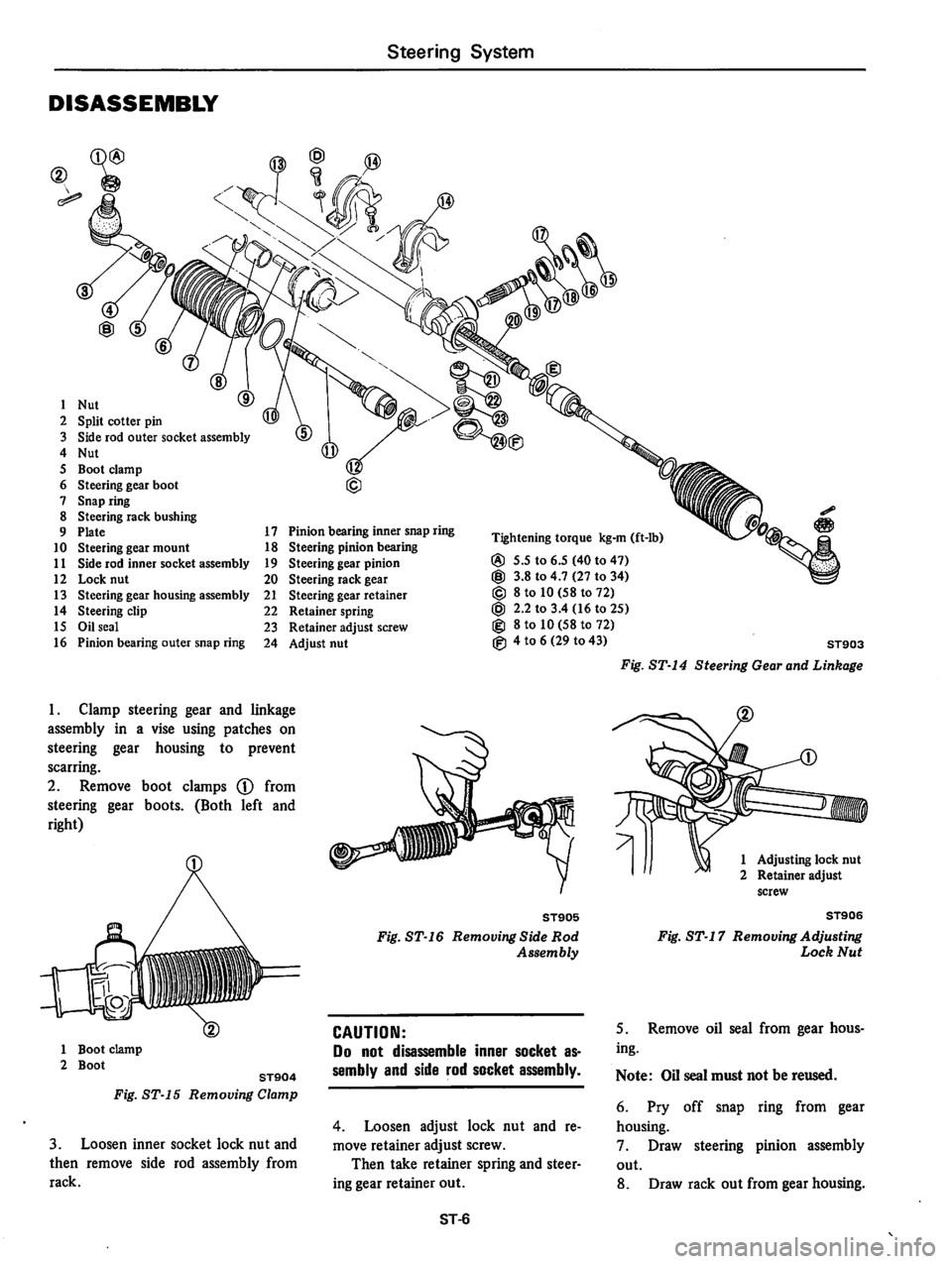 DATSUN 310 1979  Service Repair Manual 