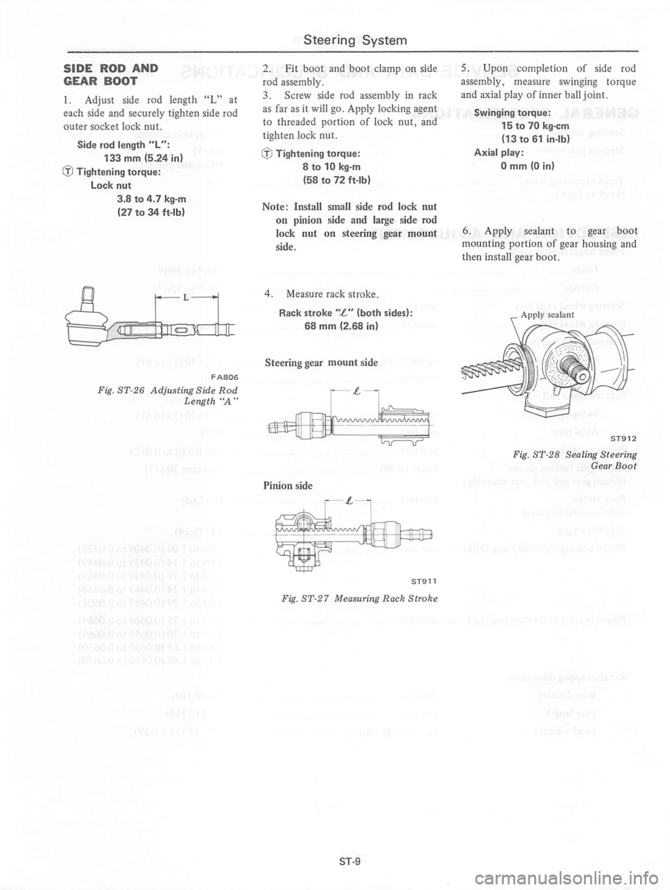 DATSUN 310 1979  Service Repair Manual 