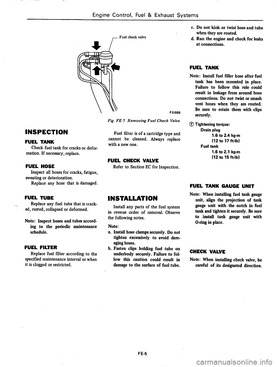 DATSUN 310 1979  Service Repair Manual 