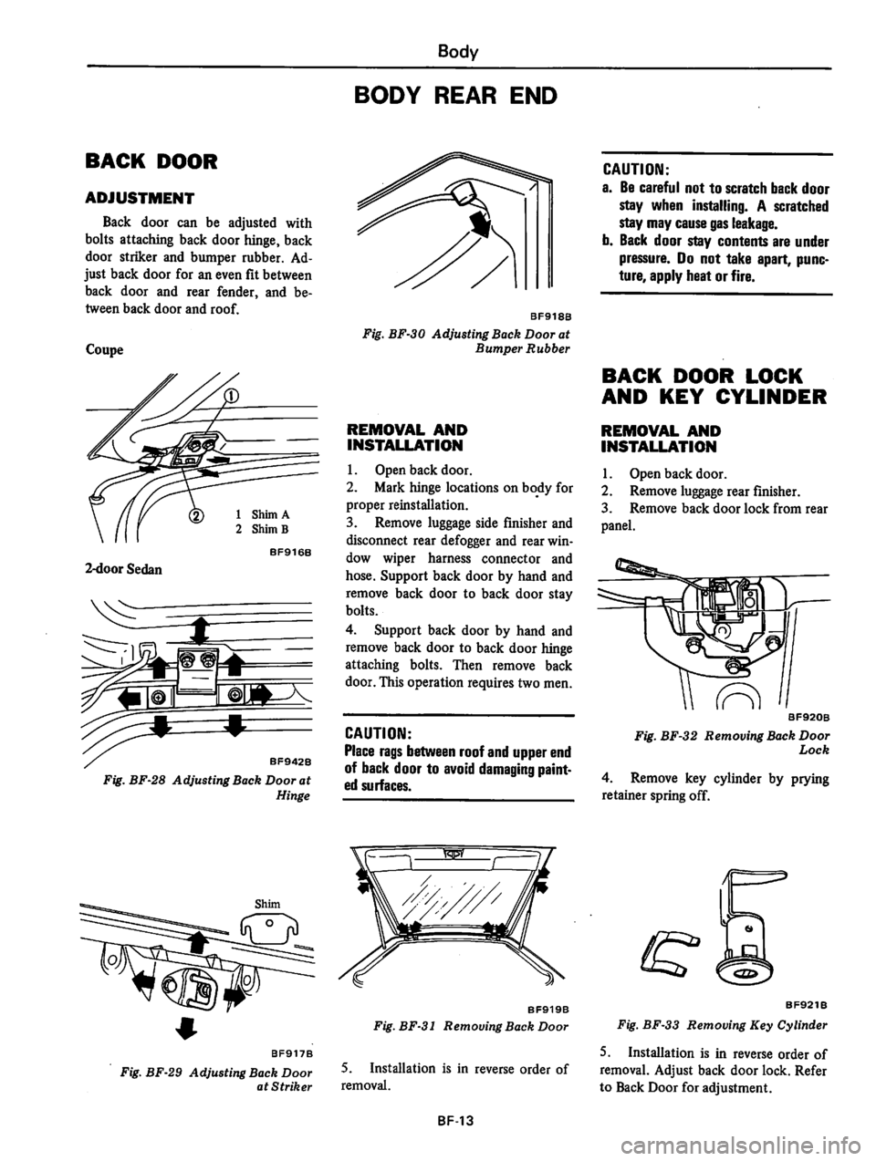 DATSUN 310 1979  Service Repair Manual 