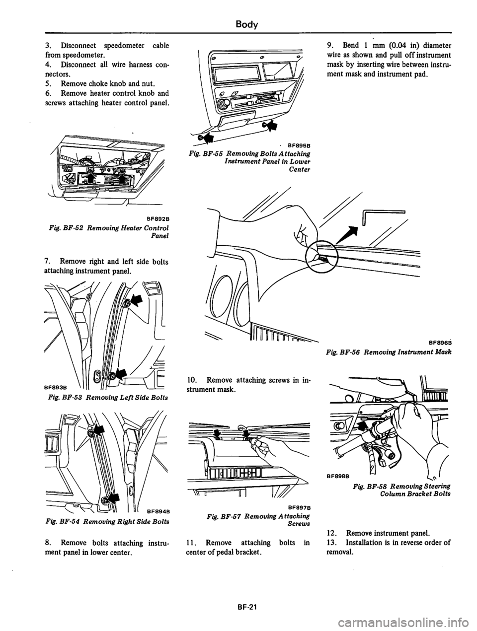DATSUN 310 1979  Service Repair Manual 