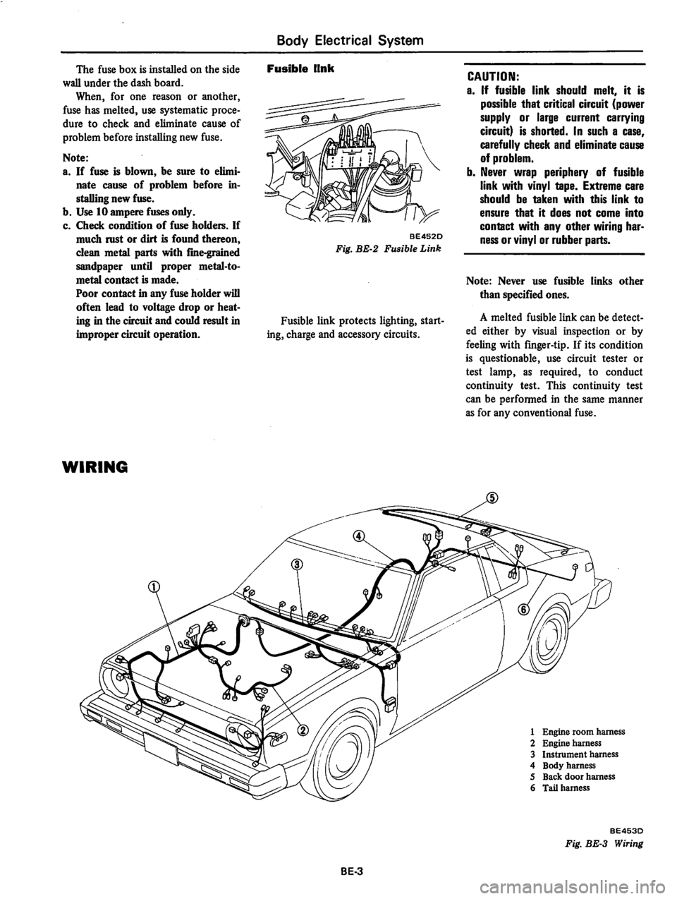 DATSUN 310 1979  Service Repair Manual 