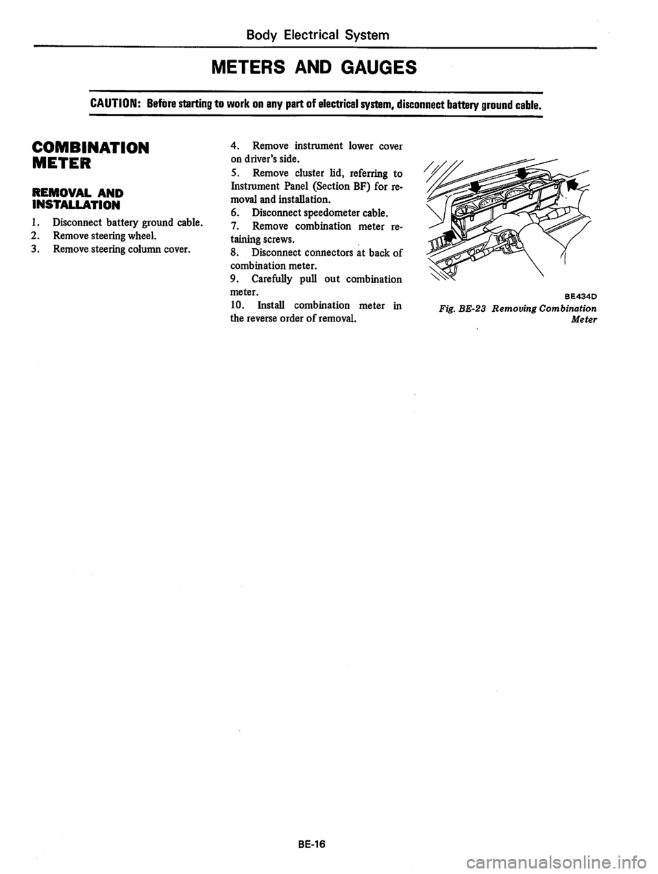 DATSUN 310 1979  Service Repair Manual 