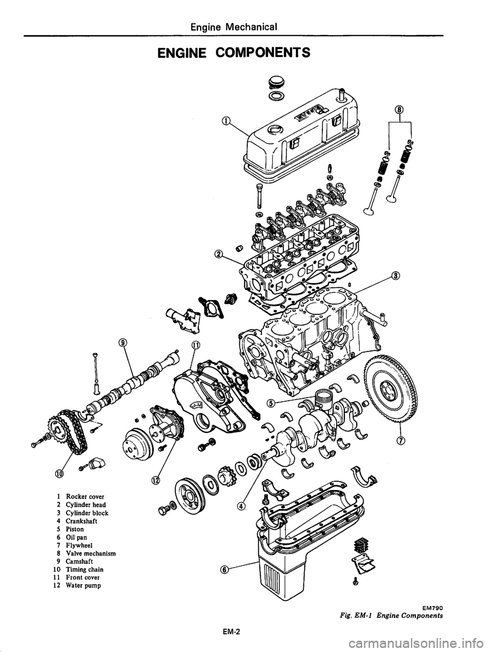 DATSUN 310 1979  Service Repair Manual 