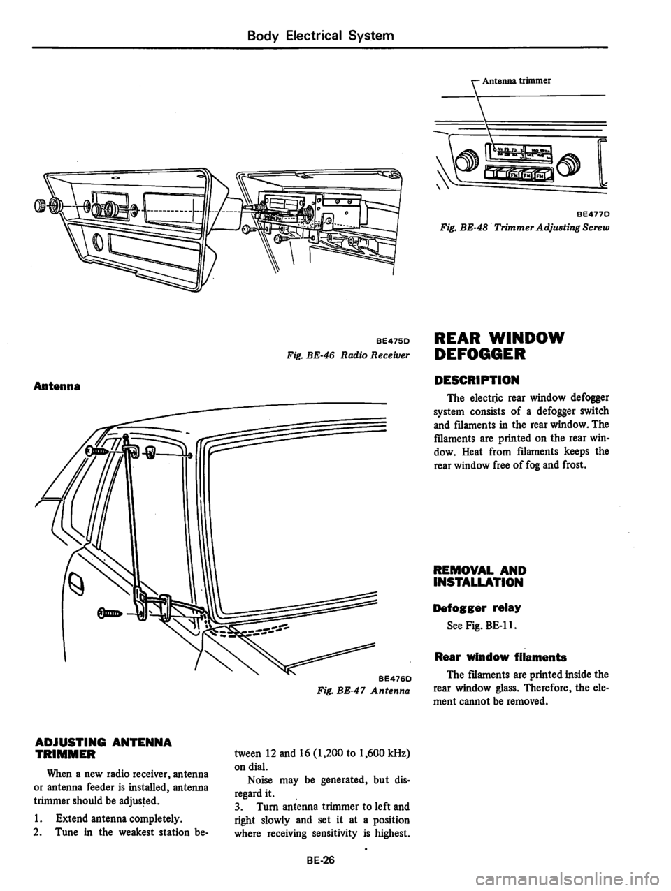 DATSUN 310 1979  Service Repair Manual 