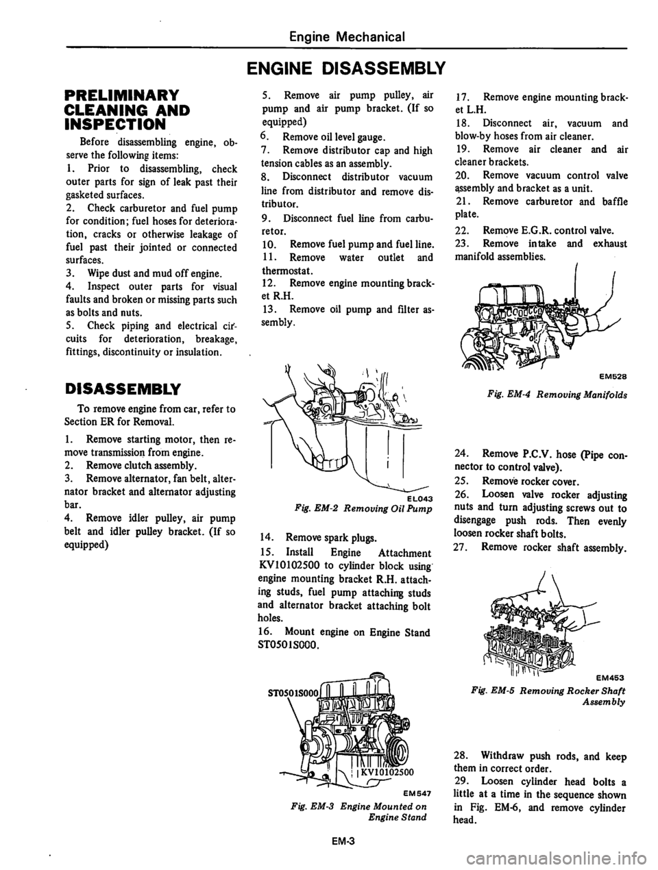 DATSUN 310 1979  Service Repair Manual 