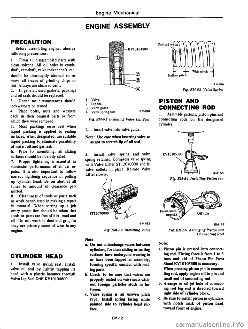 DATSUN 310 1979  Service Repair Manual 