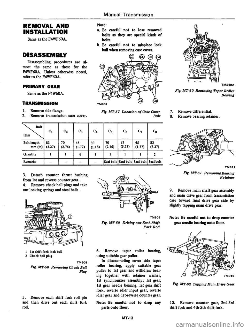DATSUN 310 1980  Service Repair Manual 