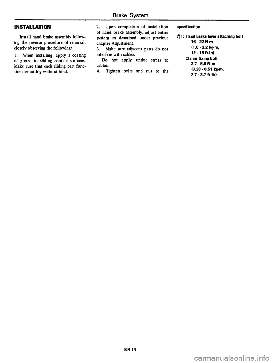 DATSUN 310 1980  Service Repair Manual 