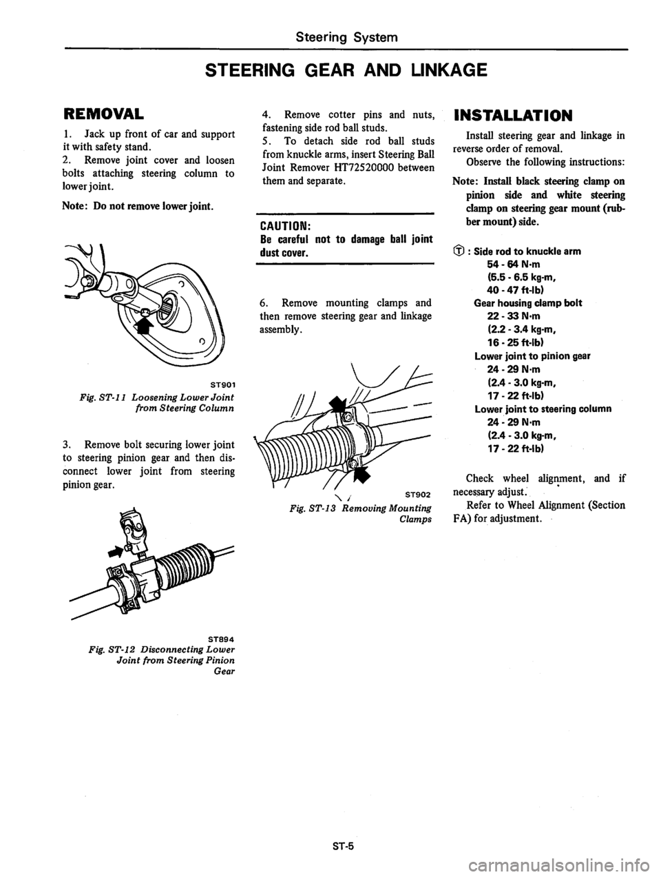 DATSUN 310 1980  Service Repair Manual 