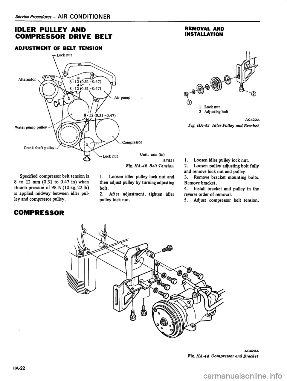 DATSUN 310 1980  Service Repair Manual 