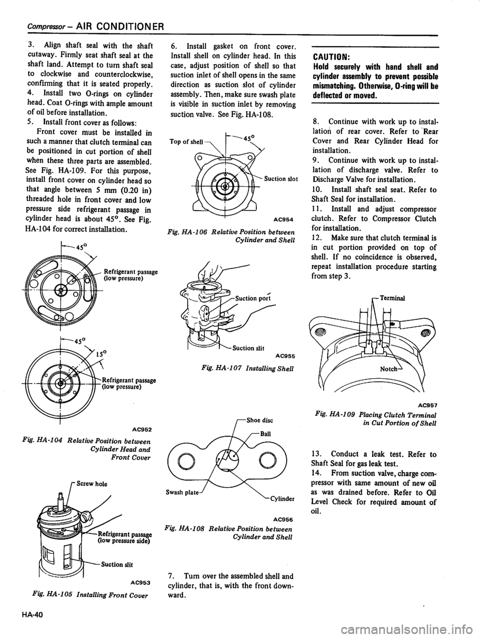 DATSUN 310 1980  Service Repair Manual 