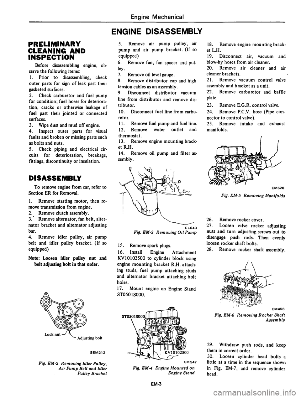 DATSUN 310 1980  Service Repair Manual 