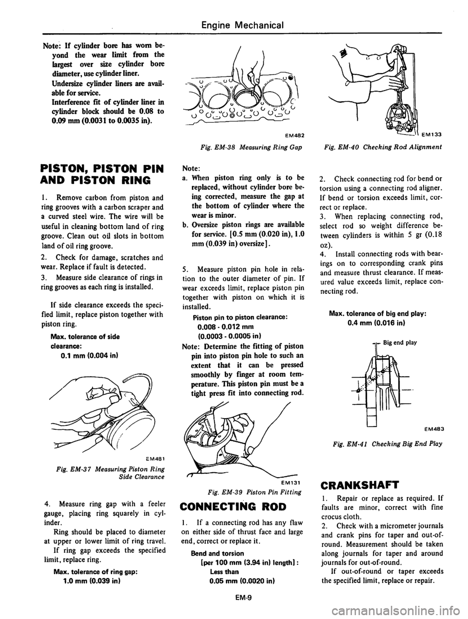 DATSUN 310 1980  Service Repair Manual 