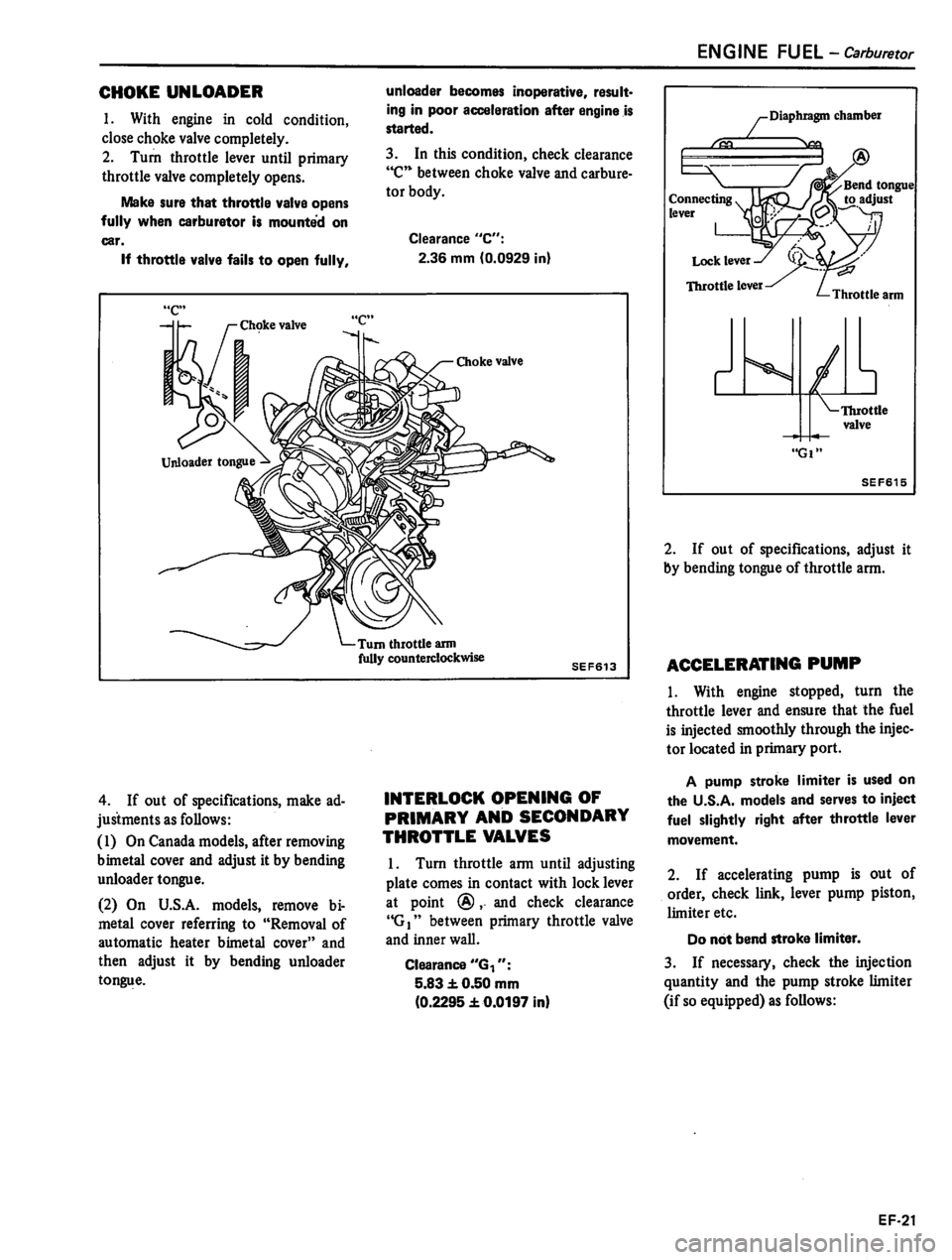 DATSUN 310 1981  Service Repair Manual 