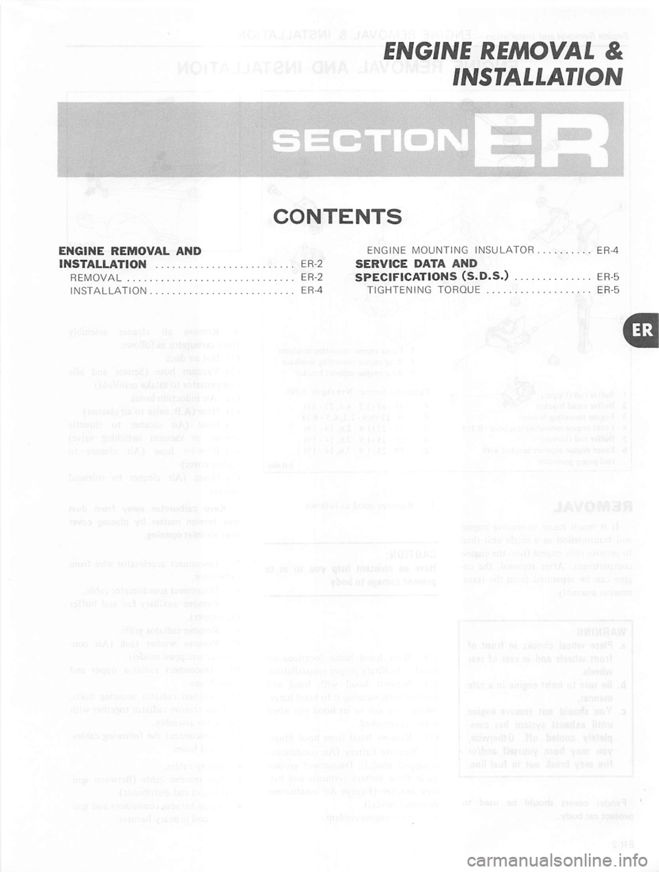 DATSUN 310 1981  Service Repair Manual 