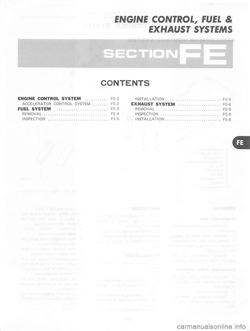 DATSUN 310 1981  Service Repair Manual 
