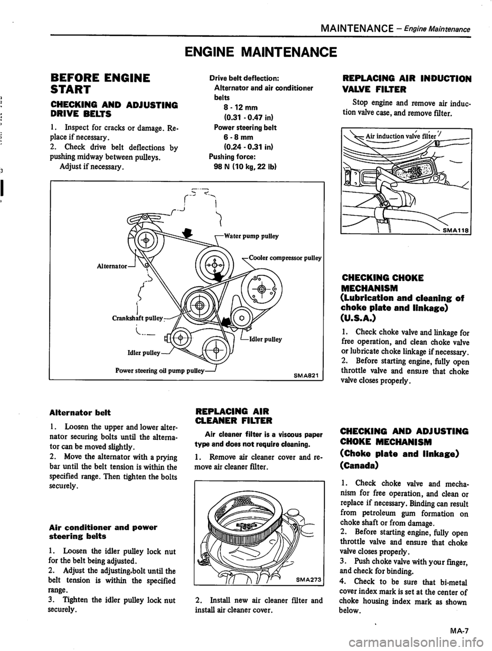 DATSUN 310 1981  Service Repair Manual 