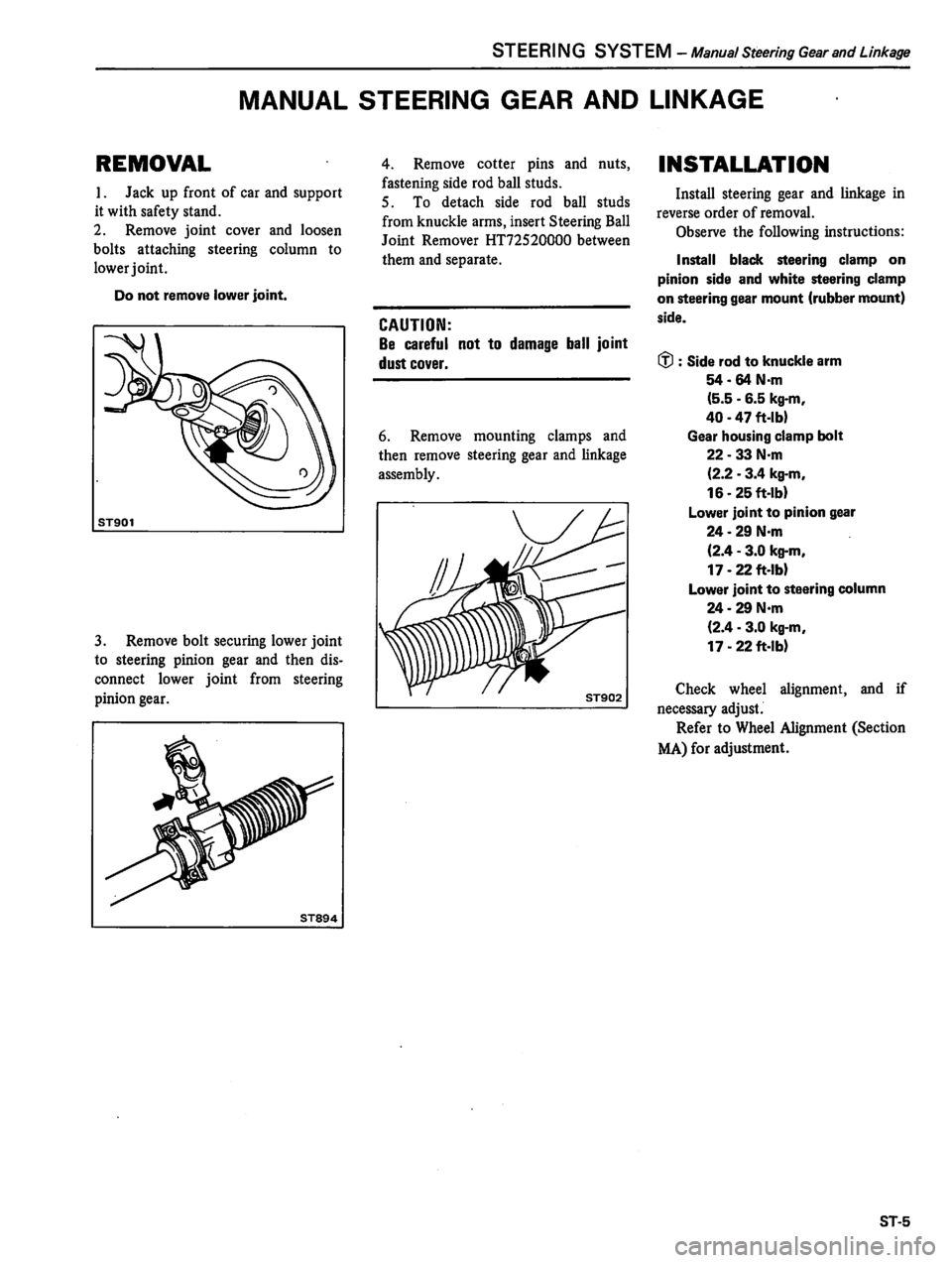 DATSUN 310 1981  Service Repair Manual 