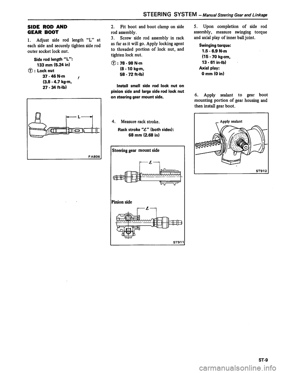 DATSUN 310 1981  Service Repair Manual 