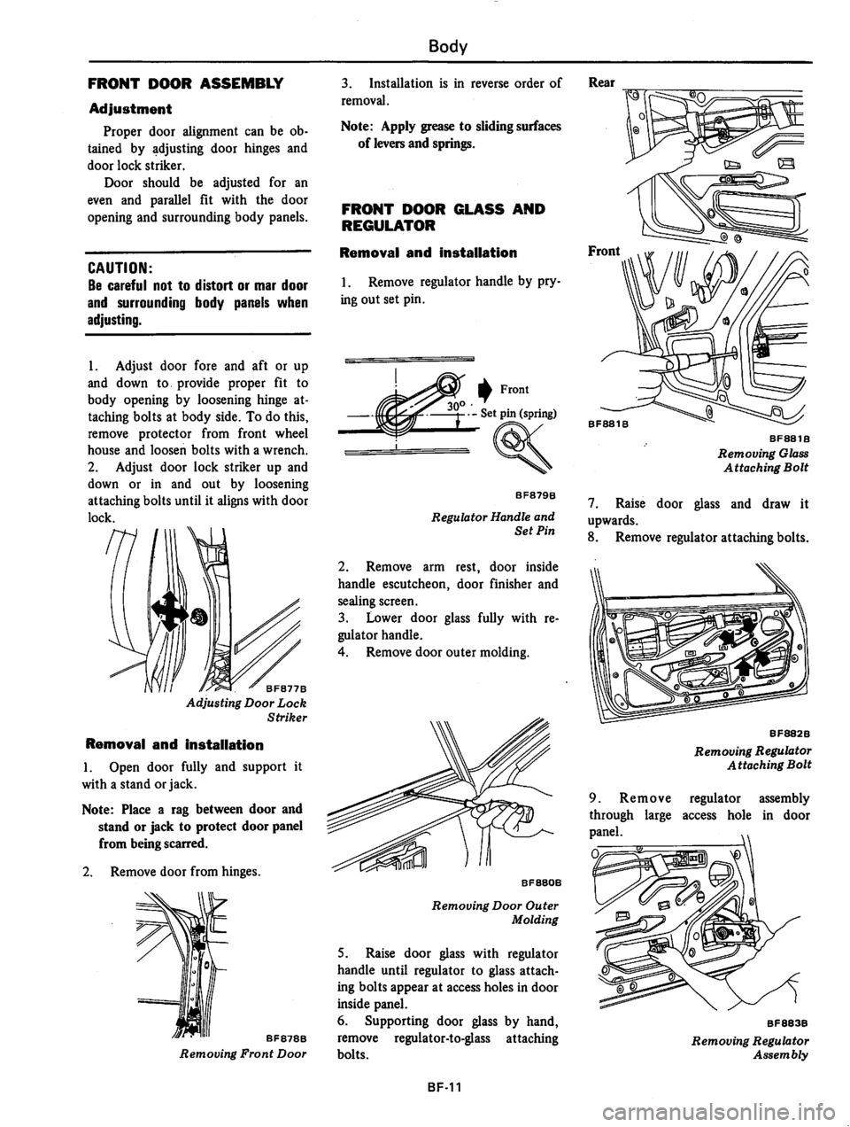 DATSUN 310 1981  Service Repair Manual 