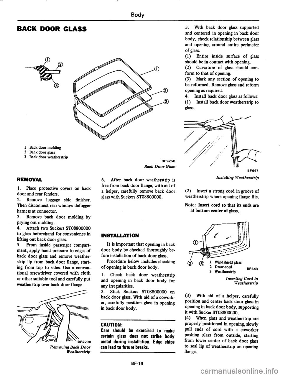 DATSUN 310 1981  Service Repair Manual 
