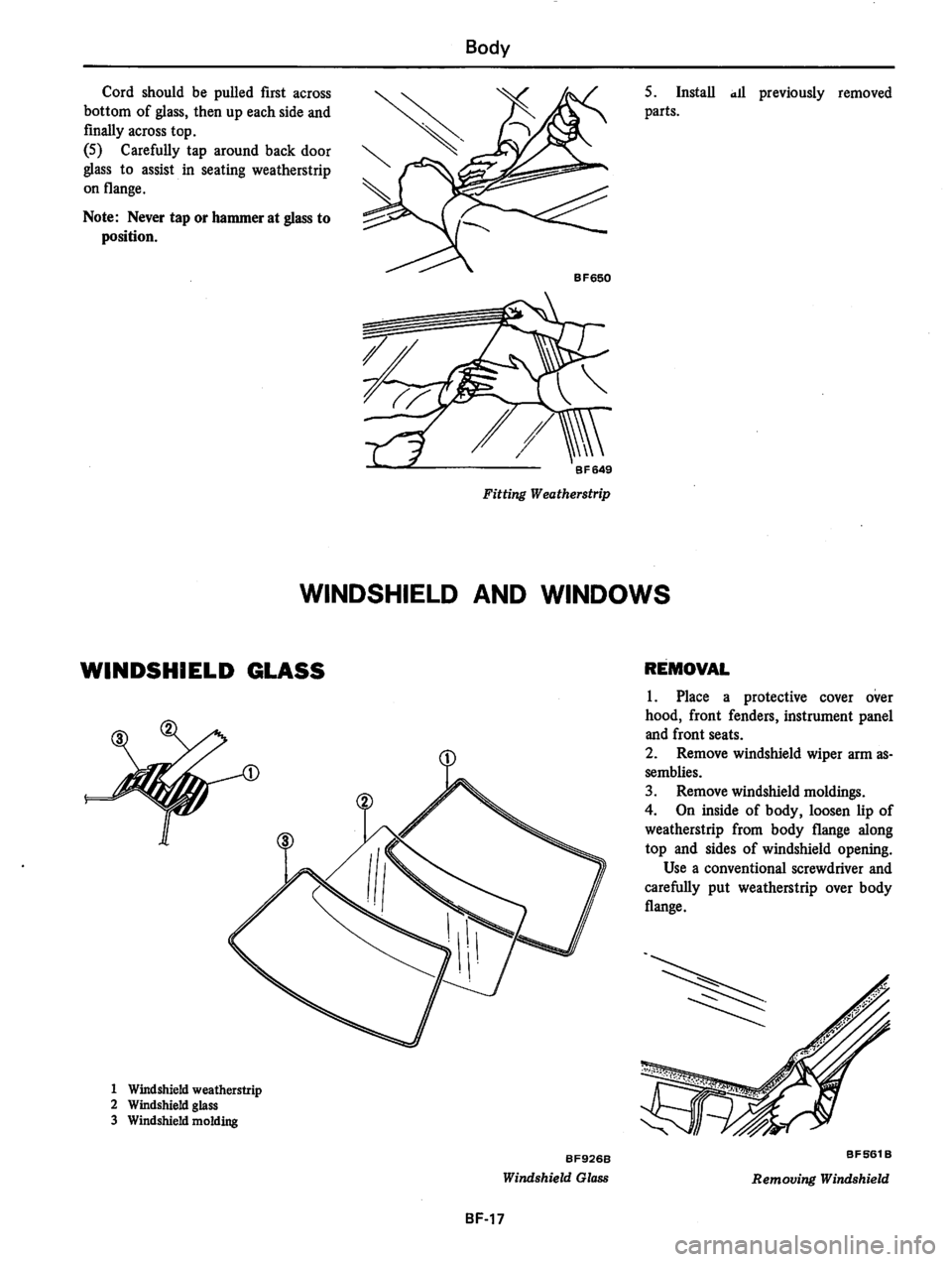 DATSUN 310 1981  Service Repair Manual 