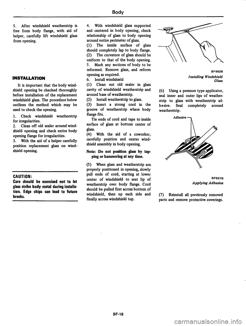 DATSUN 310 1981  Service Repair Manual 