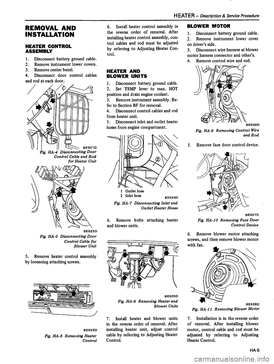 DATSUN 310 1981  Service Repair Manual 