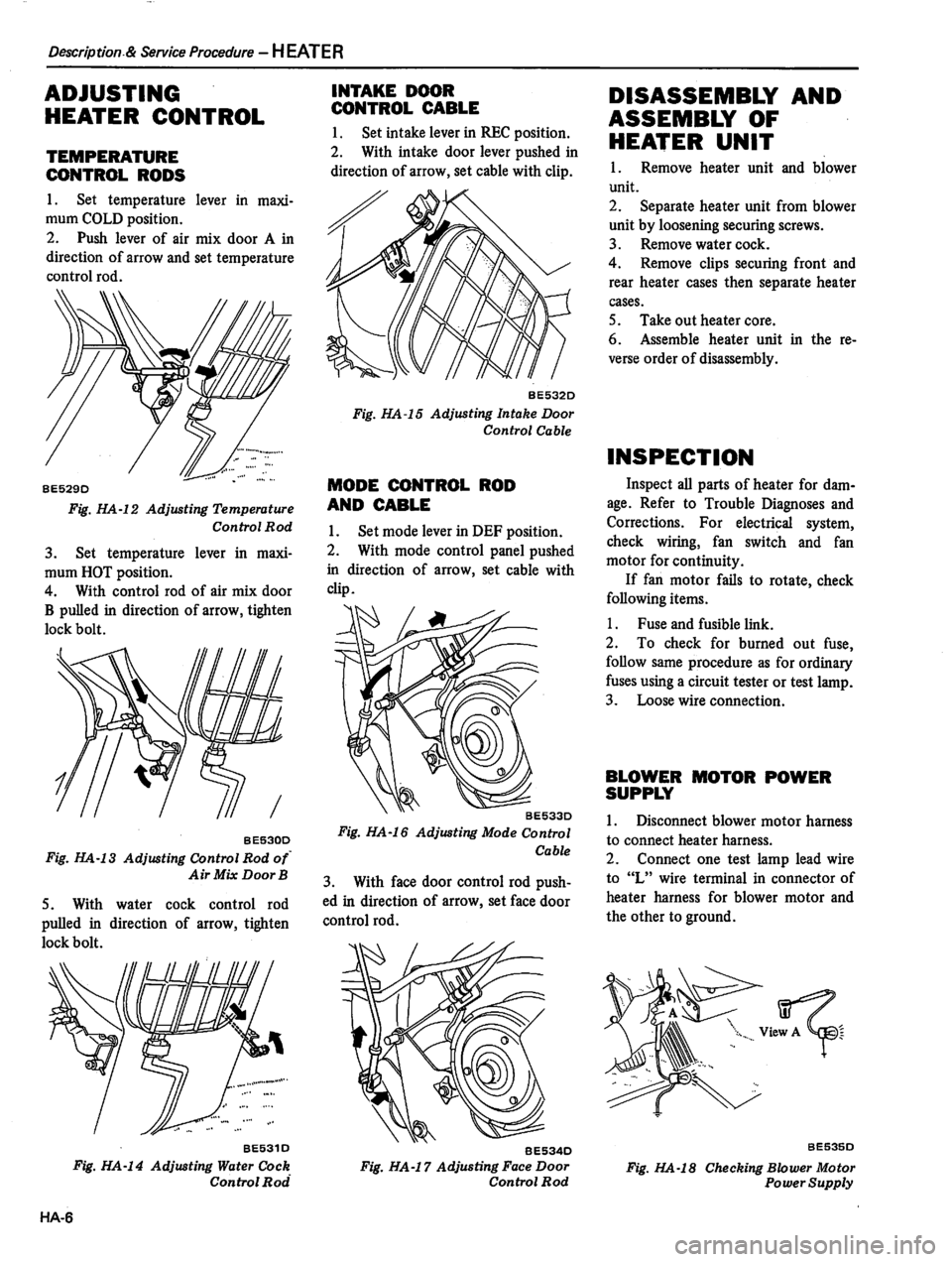DATSUN 310 1981  Service Repair Manual 