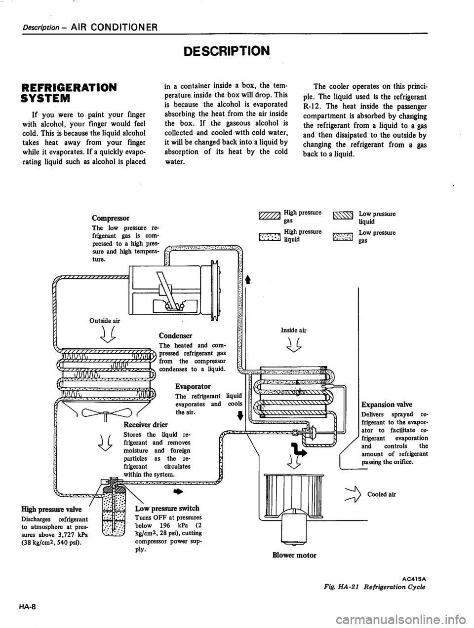 DATSUN 310 1981  Service Repair Manual 