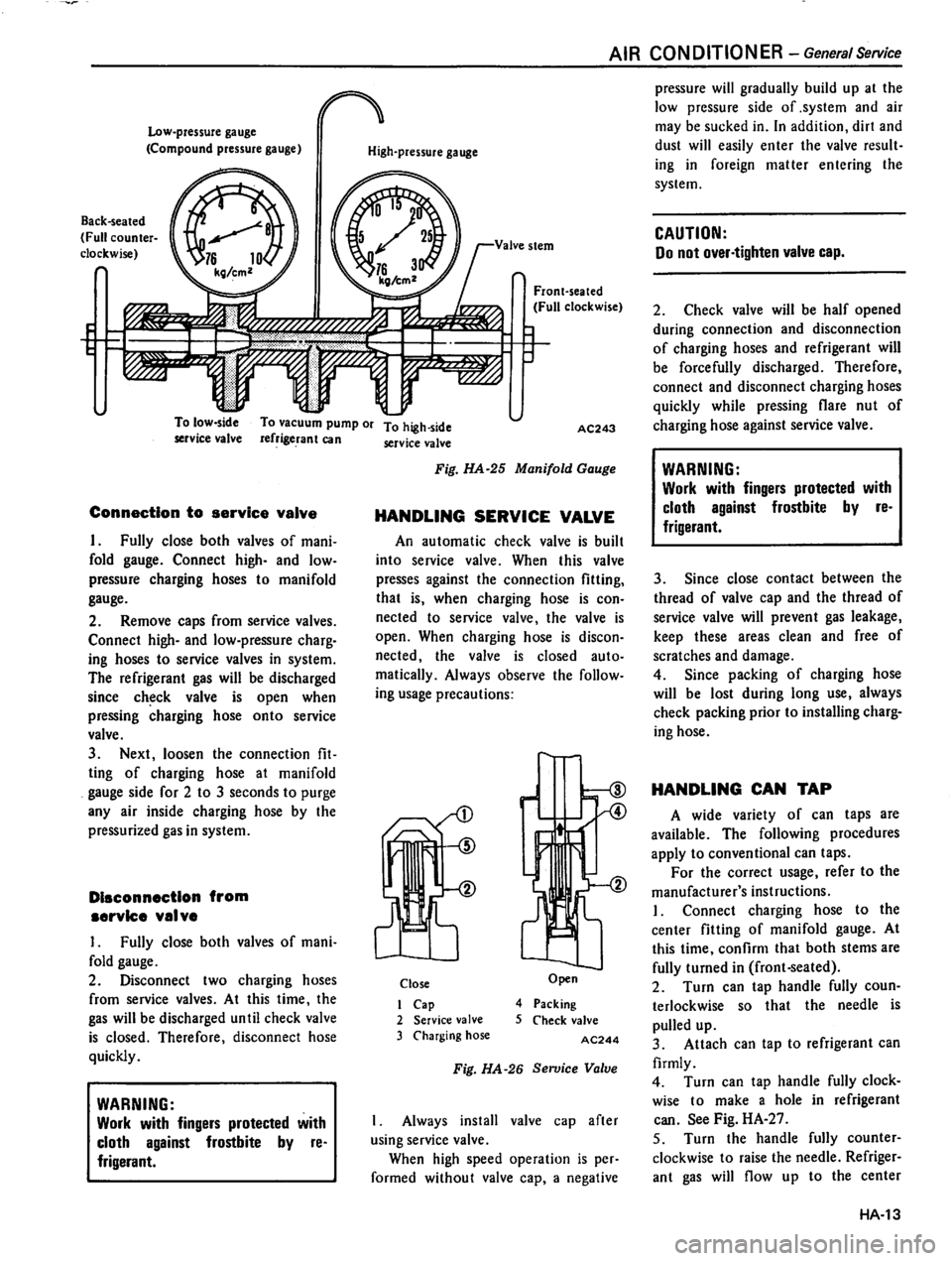 DATSUN 310 1981  Service Repair Manual 