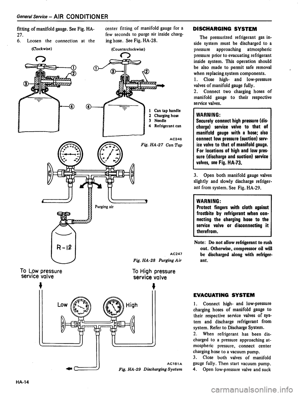 DATSUN 310 1981  Service Repair Manual 