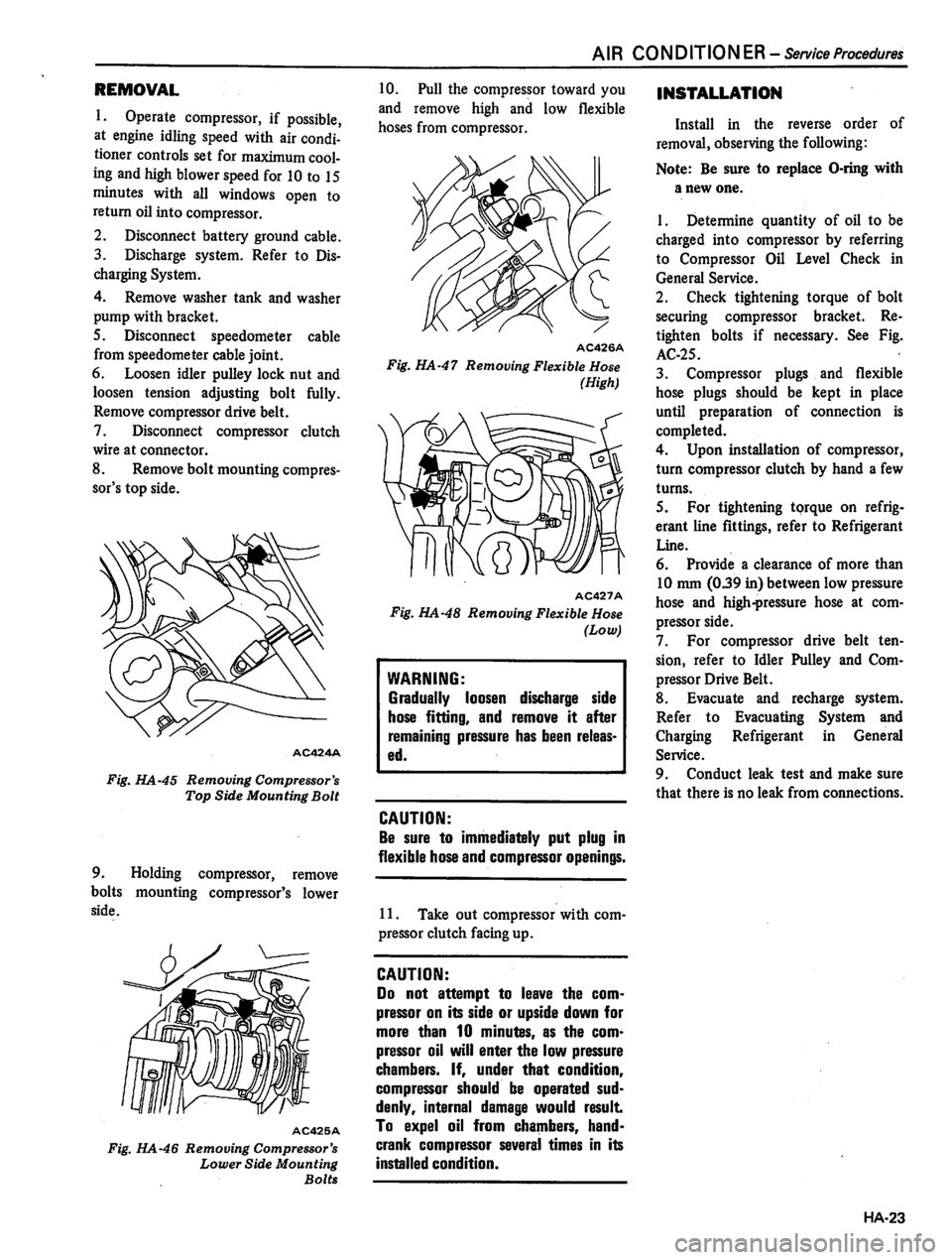 DATSUN 310 1981  Service Repair Manual 