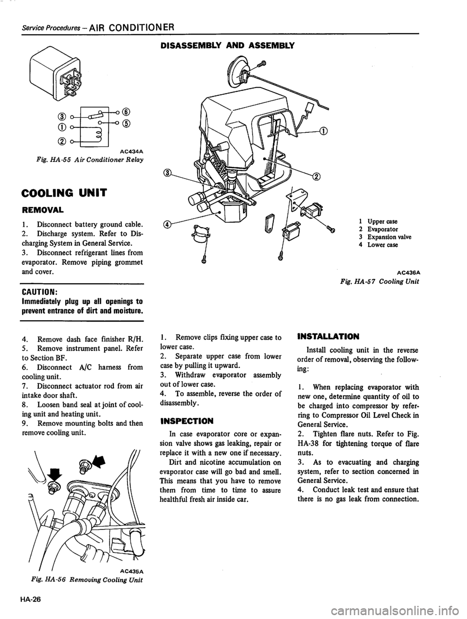 DATSUN 310 1981  Service Repair Manual 