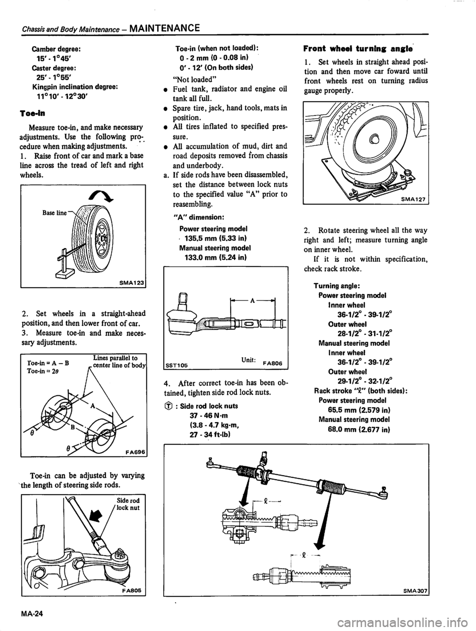 DATSUN 310 1981  Service Repair Manual 