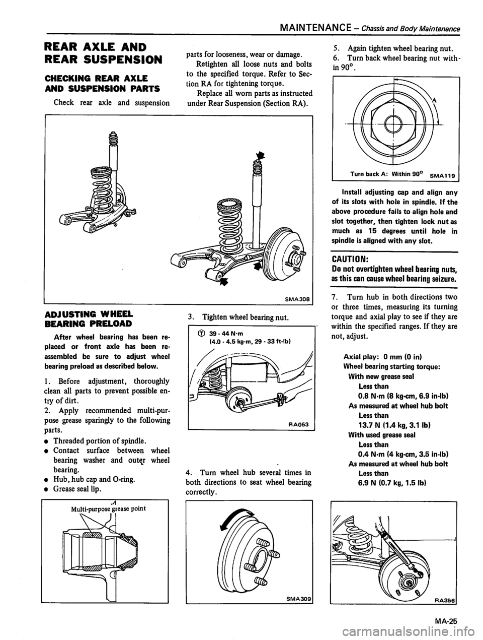 DATSUN 310 1981  Service Repair Manual 