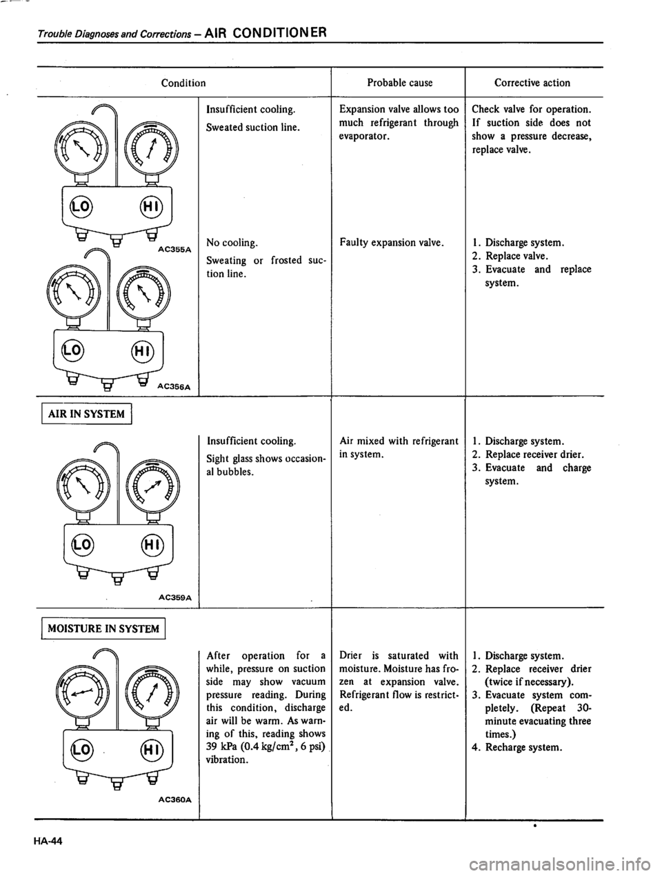 DATSUN 310 1981  Service Repair Manual 