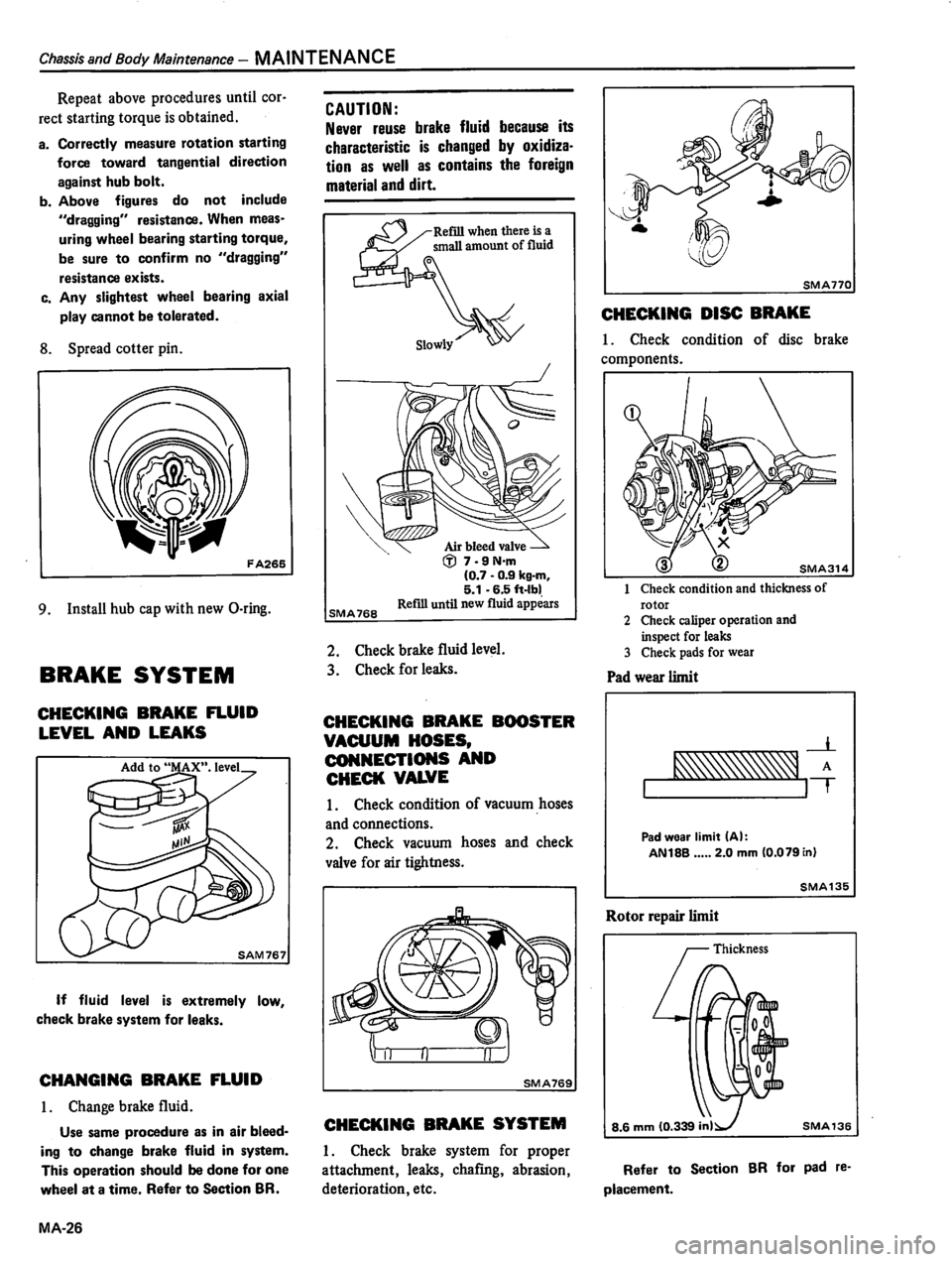 DATSUN 310 1981  Service Repair Manual 