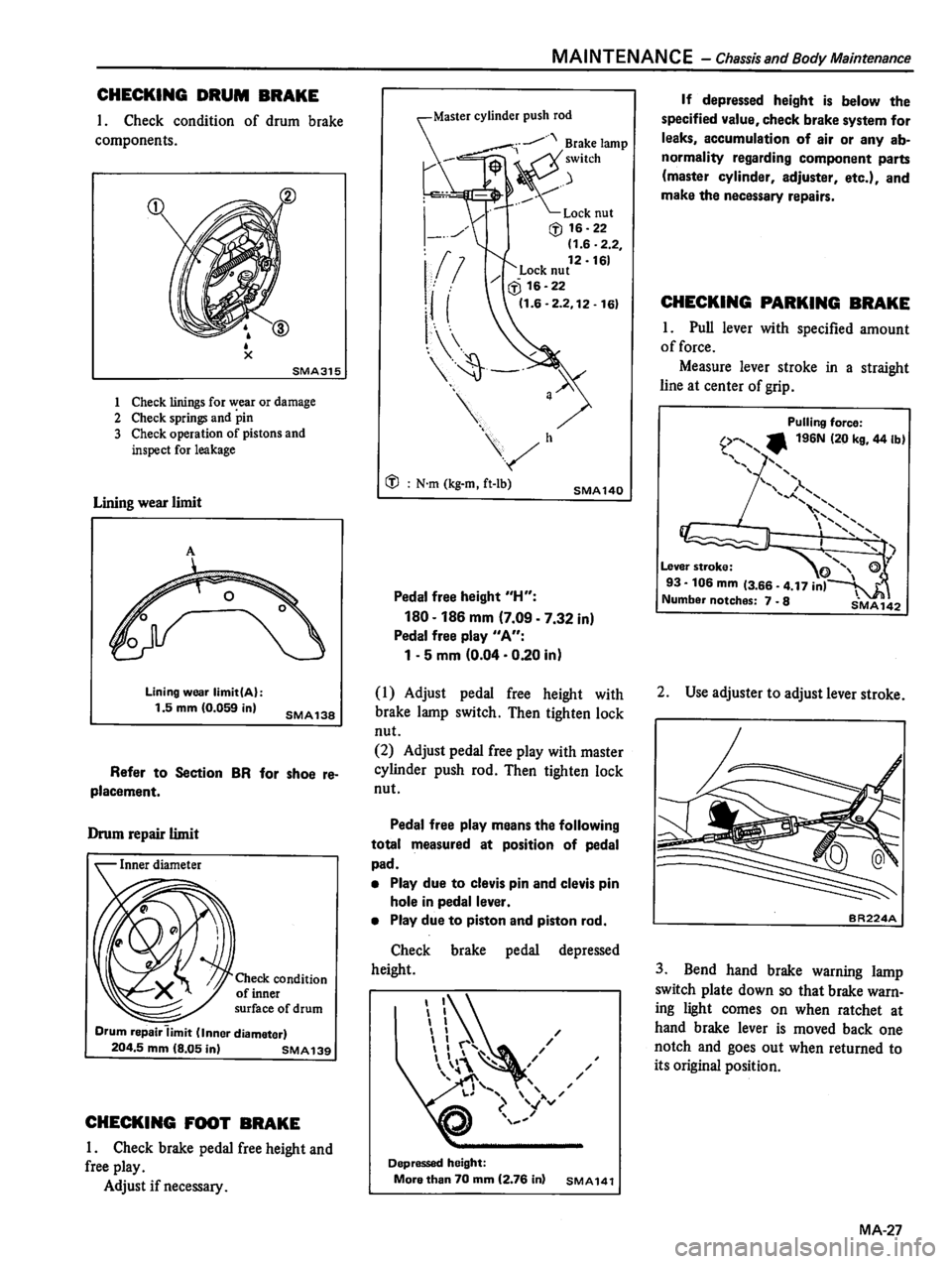 DATSUN 310 1981  Service Repair Manual 
