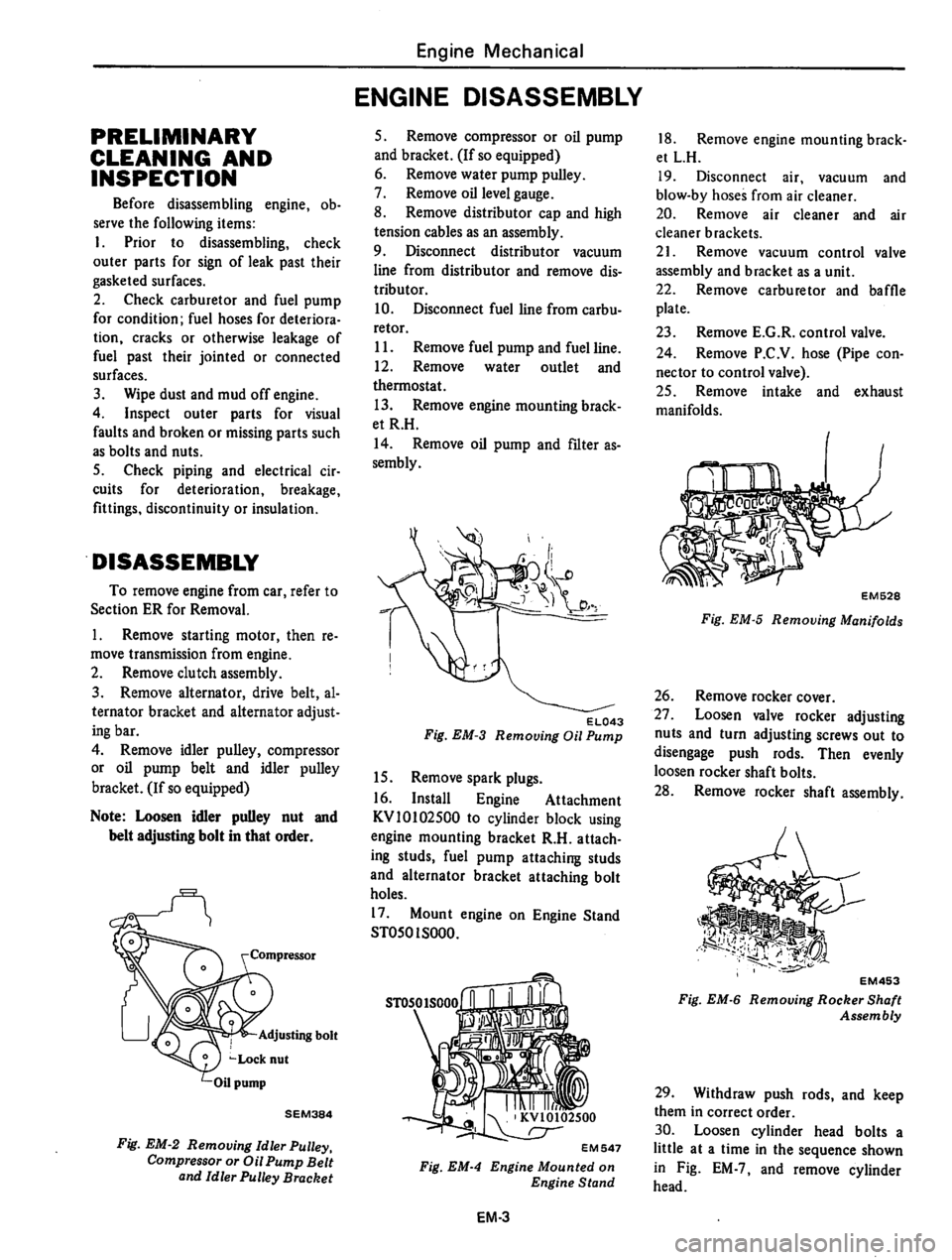 DATSUN 310 1981  Service Repair Manual 