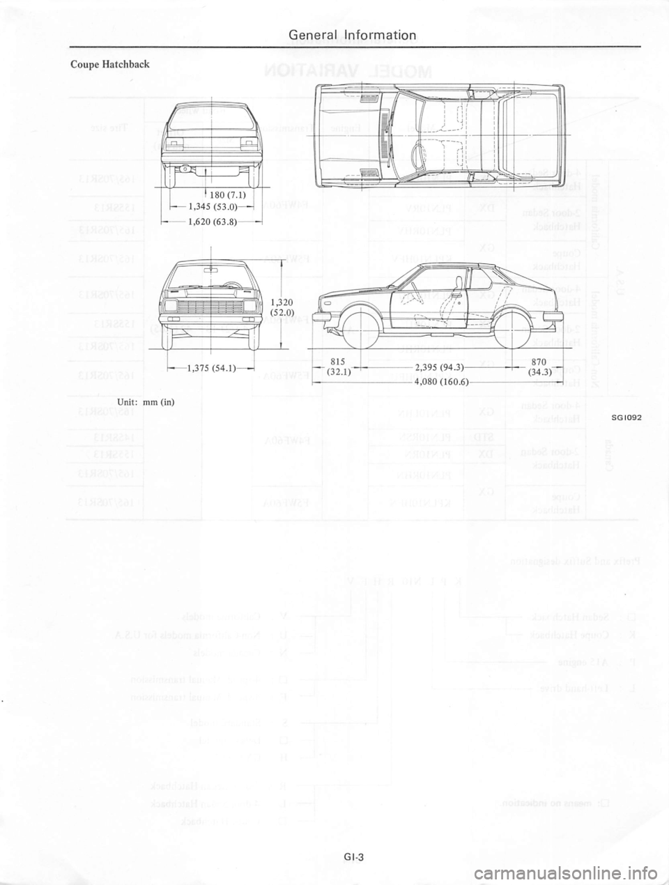 DATSUN 310 1981  Service Repair Manual 