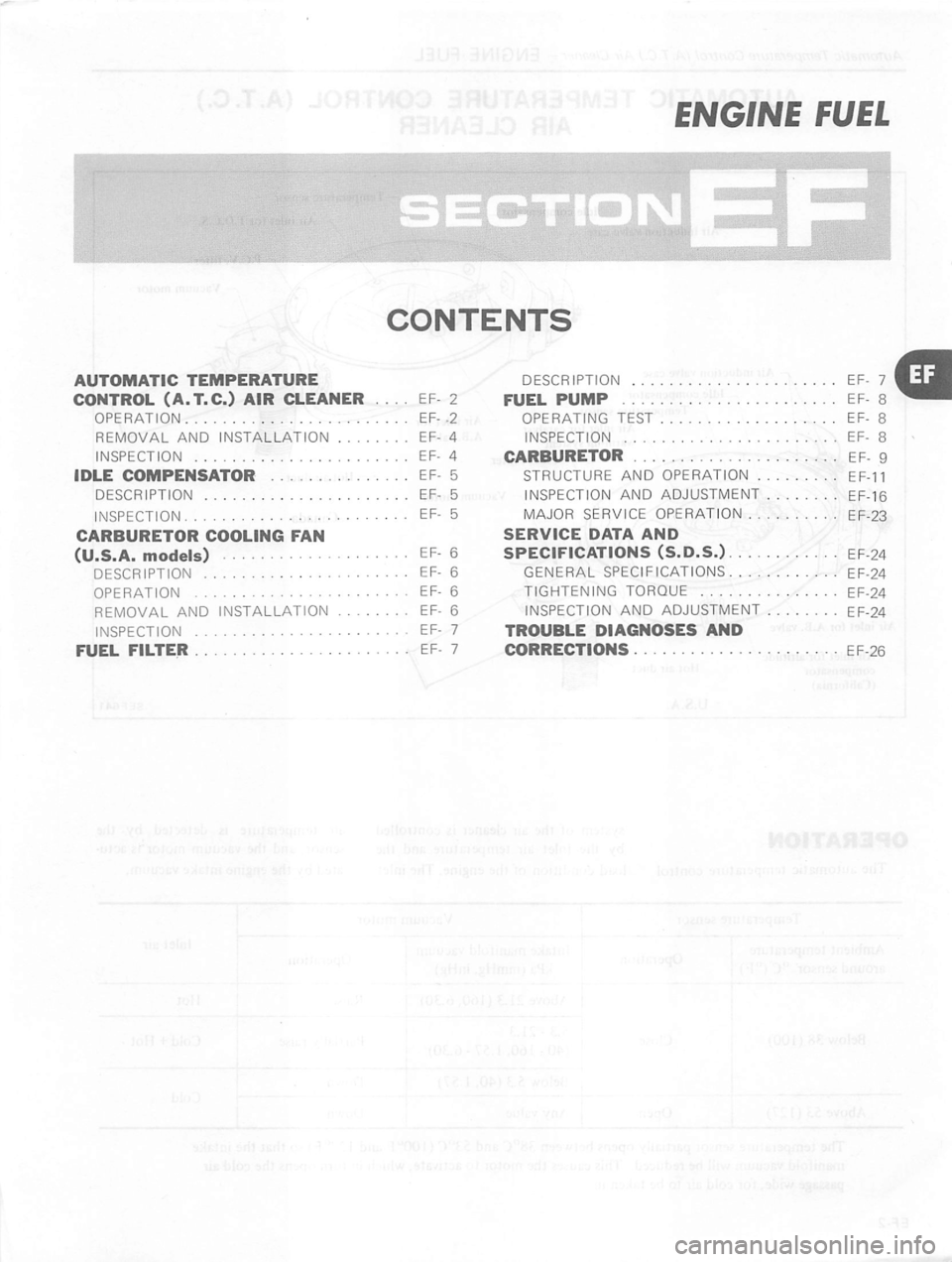 DATSUN 310 1981  Service Repair Manual 