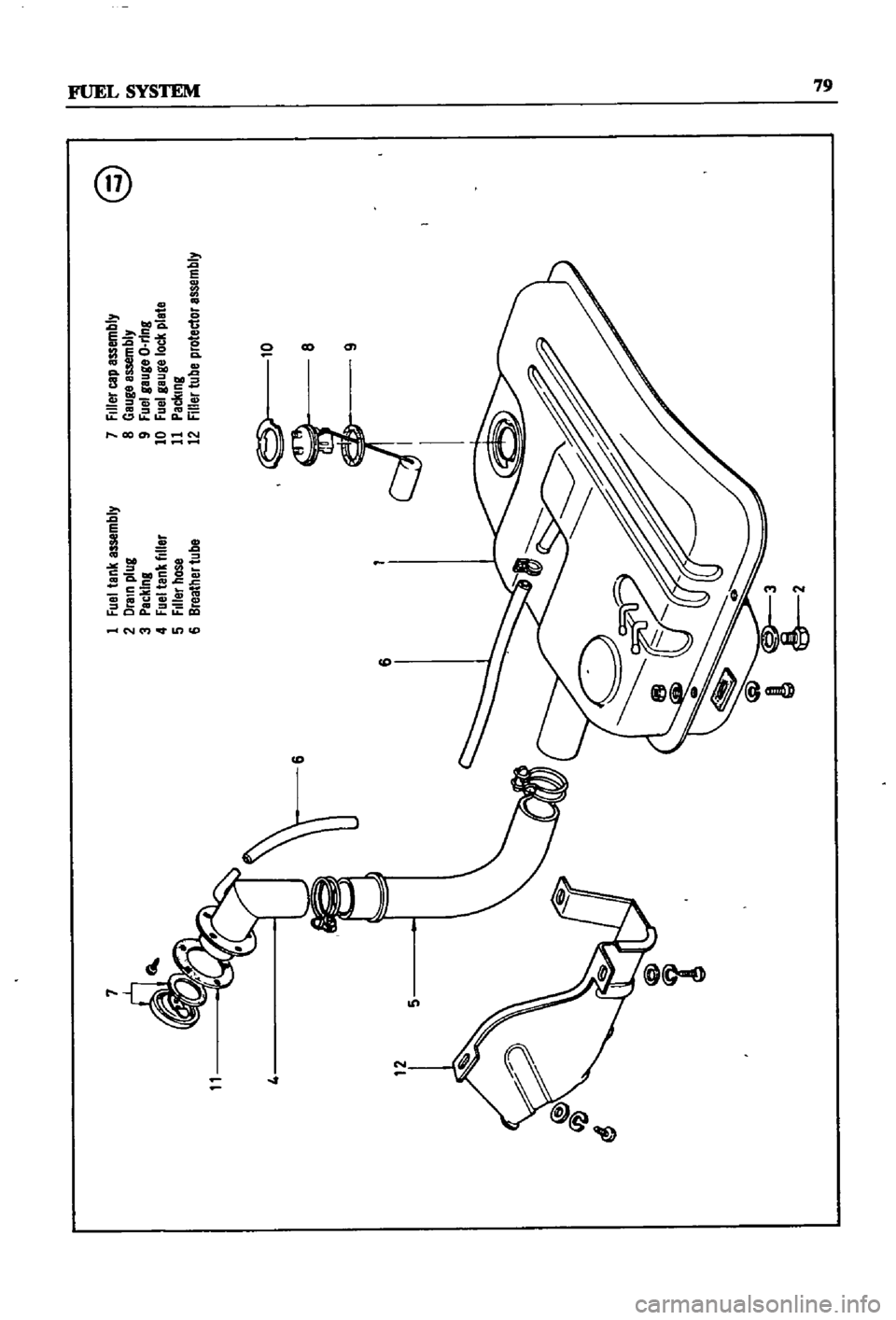 DATSUN 510 1968  Service Repair Manual 
1
fual
un
l
esselllbl
J

2
1
leln
91Ug

3
peckIng

4
fueltenIl
IIIIBI

S
flllerMse

6
Bl8et
e1
tube
1
fIller
cep
essemblY

S
Geuge
essemblY

9
fuel
geuge
o
rIng

10
fuel
geUie
IOc
l
pIe

11
pec
l
n

